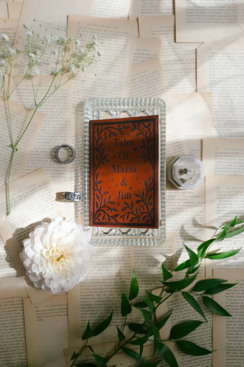 Leather Vow Booklets